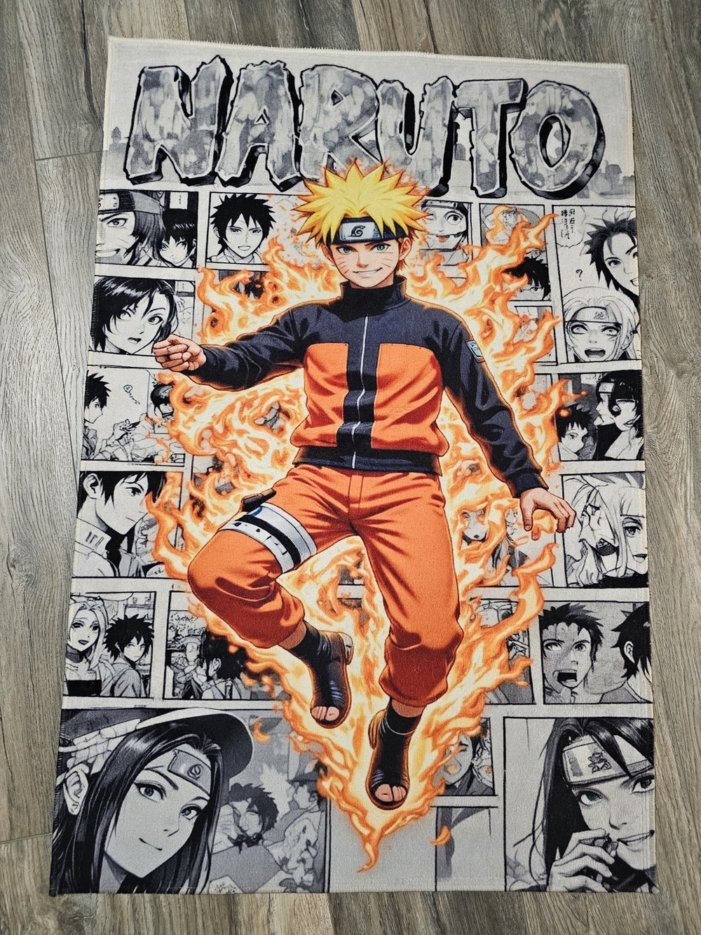Naruto Rug - Orange Character Design